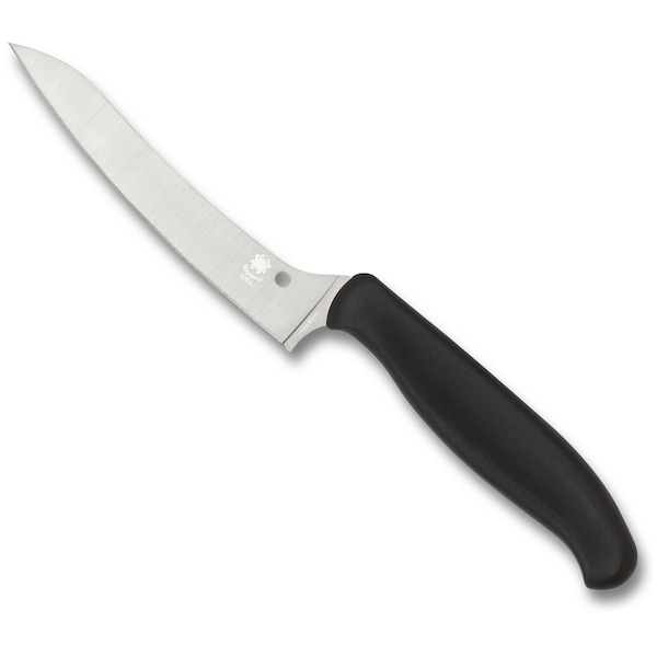 Spyderco 2024 Spyderco Z-Cut Kitchen Knife, Lightweight Black, Pointed Tip SPY-K14PBK - main